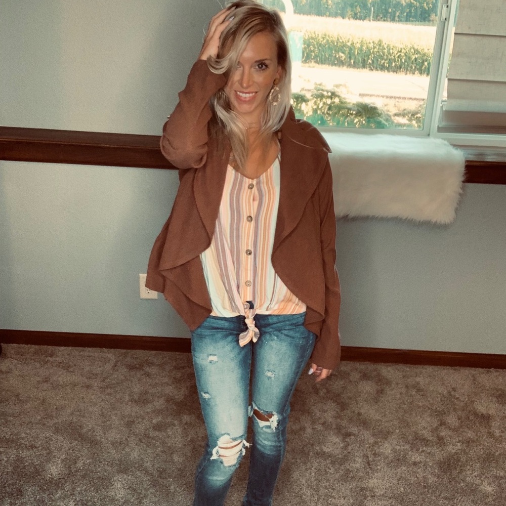 Perfect Corduroy Jacket- a-line hem!